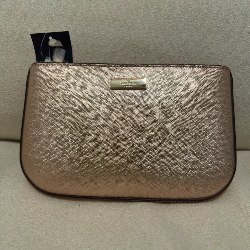 Kate Spade Kenzie Limited Edition Metallic Lilly Pochette in Rose Gold